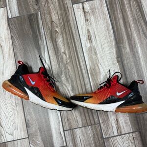 Nike Air Max 270 Red and Black Sneakers